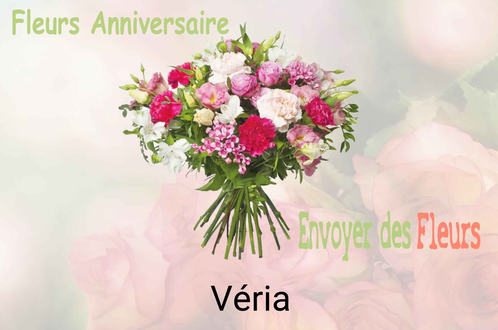 Bouquet de fleurs d’anniversaire livré à Véria