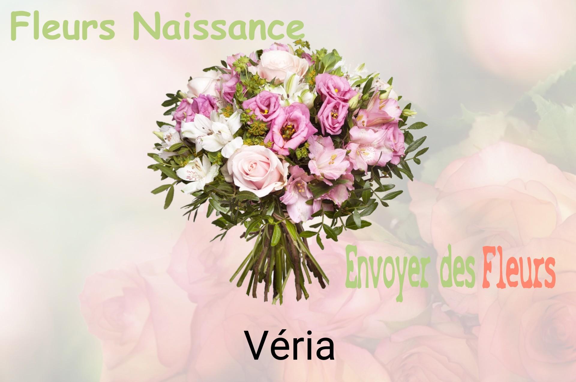 Bouquet de fleurs de naissance livré à Véria